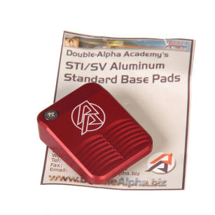 Aluminiowa stopka magazynka - czerwona DAA - STI/SV