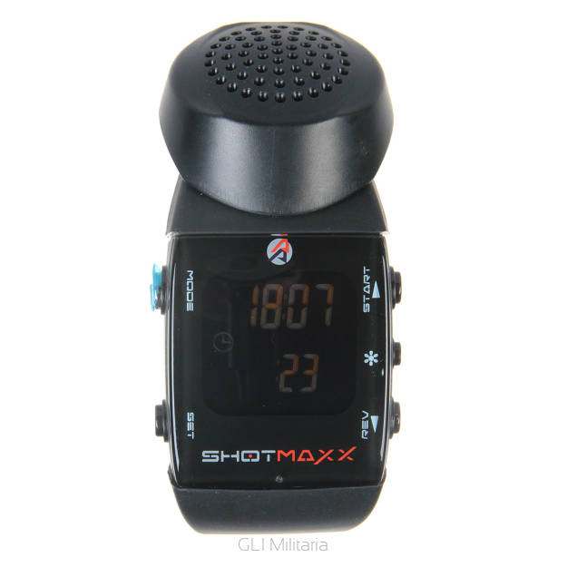 Stoper strzelecki SHOTMAXX-2 - czarny watch timer - Black Display