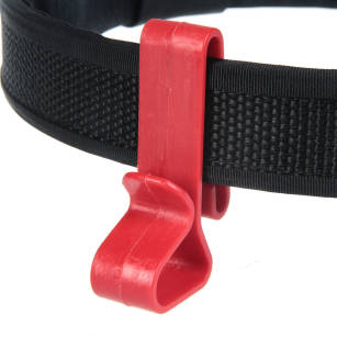 Wieszak czerwony na pasek Belt Clip for Ear Defenders, Red
