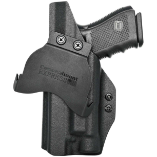 Kabura zewnętrzna prawa do pistoletu     Glock 17/19/22/23/26/27/31/32/33/34/45 z TLR-1, RH OWB kydex, kolor: czarny