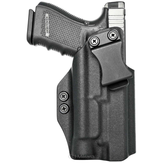 Kabura wewnętrzna prawa do pistoletu     Glock 17/19/22/23/26/27/31/32/33/34/45 z TLR-1, RH IWB kydex, kolor: czarny