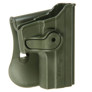 Kabura zewnętrzna prawa do pistoletu Sig Sauer P225/P229 - RH OWB Roto Paddle, kolor: zielony