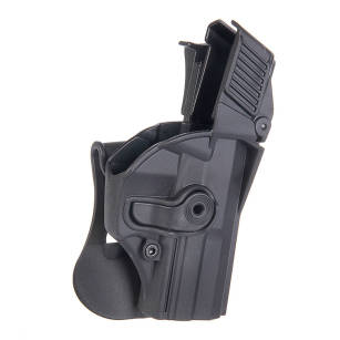 Kabura zewnętrzna prawa do pistoletu H&K USP Compact - RH OWB Roto Paddle Level 3, kolor: czarny
