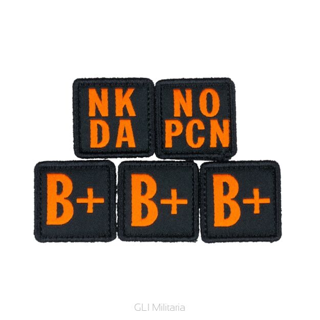 Patch grupa krwi 5.11 BLOOD TYPE PATCH KIT B POSITIVE kolor: MULTI