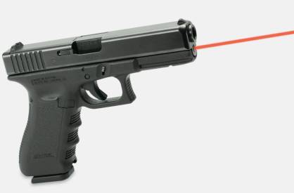 Wskaźnik laserowy w żerdzi do pistoletu Glock 17/22/31/37 Gen1-3 - Czerwony - Lasermax LMS-1141P