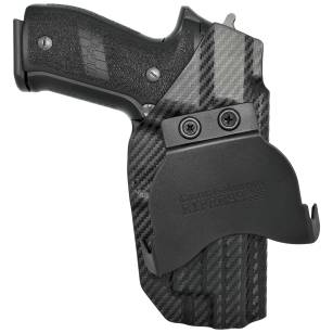 Kabura zewnętrzna lewa do pistoletu Sig Sauer P226 z szyną, LH OWB kydex, kolor: carbon