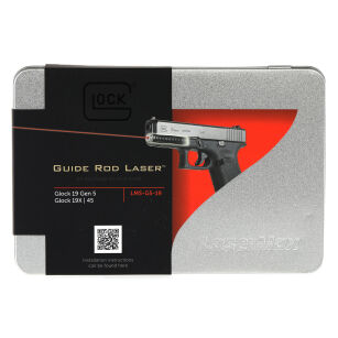 Wskaźnik laserowy w żerdzi do pistoletu Glock 19, 19MOS, 19X, 45 Gen5 - Czerwony - Lasermax LMS-G5-19