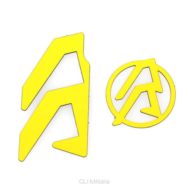 Naklejki do kabur Alpha-X LH - żółte Alpha-X LH Color Inlays - Yellow