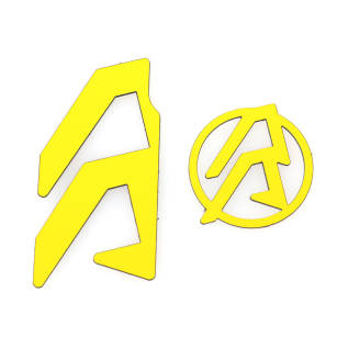 Naklejki do kabur Alpha-X LH - żółte Alpha-X LH Color Inlays - Yellow