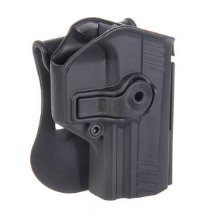 Kabura zewnętrzna prawa do pistoletu Walther PPX - RH OWB Roto Paddle, kolor: czarny