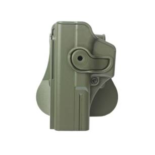 Kabura zewnętrzna lewa do pistoletu Glock 17/22/28/31/34 - LH OWB Roto Paddle, kolor: zielony