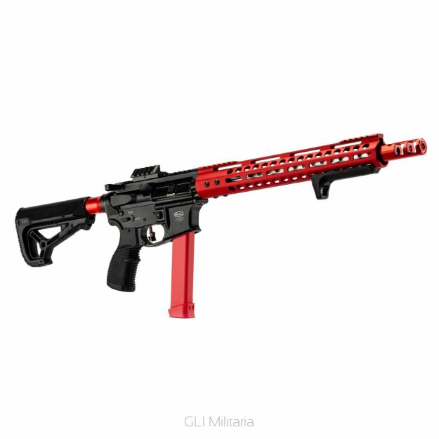 Karabinek PCC Bul Armory BL-9 lufa 14.5 cala, kolor: czerwony, kal. 9x19