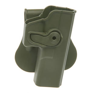 Kabura zewnętrzna prawa do pistoletu Glock 17/22/28/31/34 - RH OWB Roto Paddle, kolor: zielony