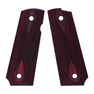 Okładziny drewniane do BUL 1911 Ultra - Checkered Diamond Red #30504