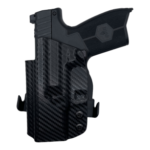 Kabura zewnętrzna lewa do pistoletu IWI  Masada Slim OR, LH OWB kydex, kolor: carbon