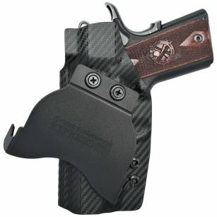 Kabura zewnętrzna prawa do pistoletu 1911 Officer/Ultra bez szyny, RH OWB kydex, kolor: carbon