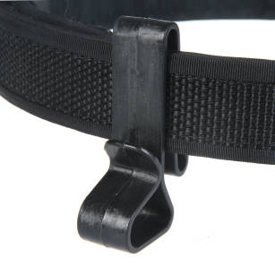 Wieszak na pasek czarny Belt Clip for Ear Defenders, Black