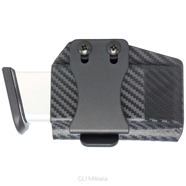 Ładownica na mag. dwurzędowy .45ACP horyzontalna, OWB kydex, kolor: carbon