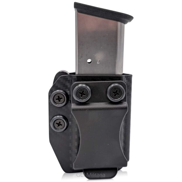 Ładownica na mag. jednorzędowy .45ACP IWB/OWB kydex., kolor: carbon