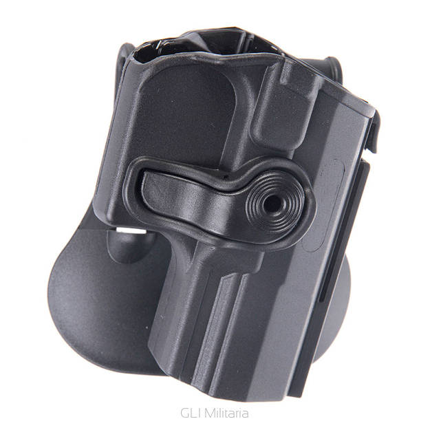 Kabura zewnętrzna prawa do pistoletu Walther PPQ - RH OWB Roto Paddle, kolor: czarny