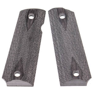 Okładziny drewniane do BUL 1911 FS - Checkered Diamond Grey #30103