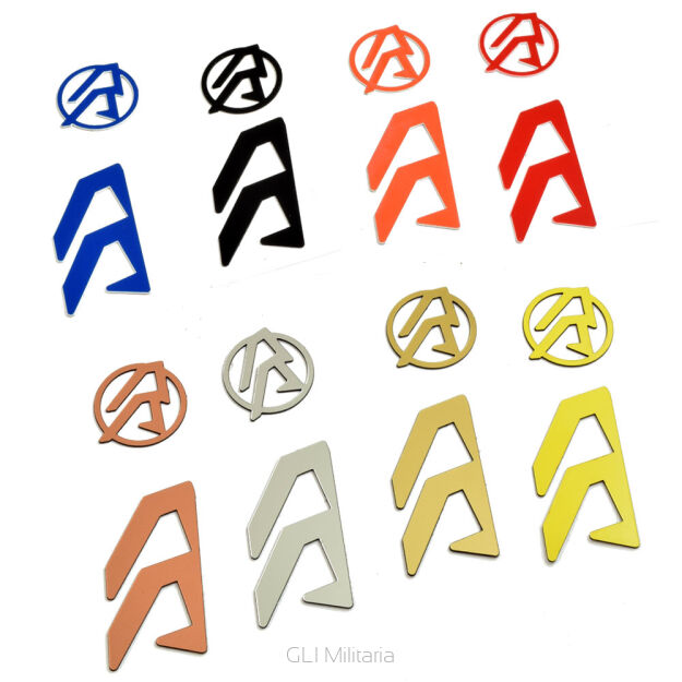 Naklejki do kabur Alpha-X RH - srebrne Alpha-X RH Color Inlays - Silver