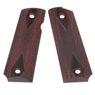 Okładziny drewniane do BUL 1911 FS - Checkered Diamond Red #30102