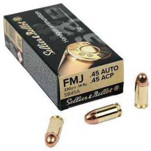 Amunicja FMJ 14,90G S&B 45 AUTO // .45 ACP