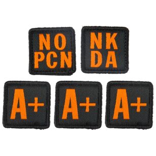 Patch grupa krwi  5.11 BLOOD TYPE PATCH KIT A POSITIVE kolor: MULTI