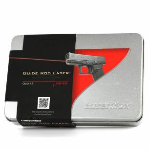 Wskaźnik laserowy w żerdzi do pistoletu Glock 43 - Czerwony - Lasermax LMS-G43
