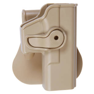 Kabura zewnętrzna prawa do pistoletu Glock 19/23/25/28/32 - RH OWB Roto Paddle, kolor: piaskowy