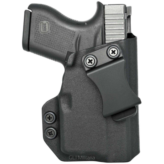 Kabura wewnętrzna prawa do pistoletu     Glock 43/43X z TLR-6, RH IWB kydex, kolor: czarny