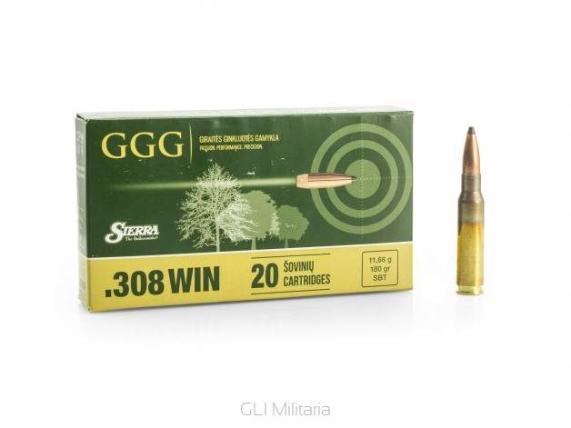 Amunicja HPBT .308Win. GGG GPX16 180grn 11,66g Sierra //.308Win