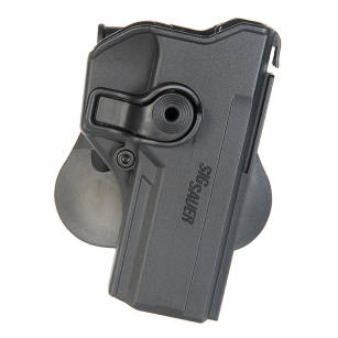 Kabura zewnętrzna prawa do pistoletu Sig Sauer P320 FS - RH OWB Roto Paddle, kolor: czarny