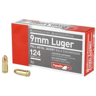 Amunicja Aguila kal. 9x19mm, 8g/124gr FMJ 