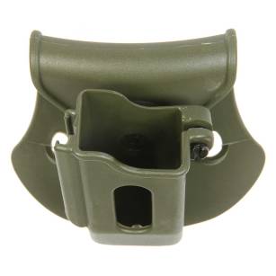 Ładownica zewnętrzna prawa na 1 mag. Glock / HK USP - RH OWB Roto Paddle, kolor: zielony