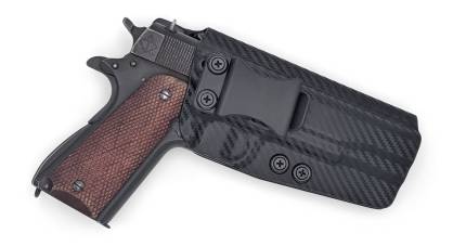 Kabura wewnętrzna prawa do pistoletu 1911 Government bez szyny, RH IWB kydex, kolor: carbon 