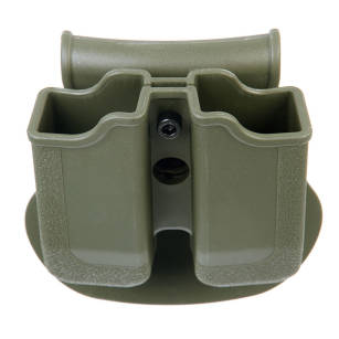 Ładownica zewnętrzna na 2 magazynki XDM / Beretta / Sig Sauer / Walther / CZ - OWB Roto Paddle, kolor: zielony