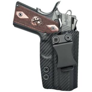 Kabura wewnętrzna prawa do pistoletu 1911 Officer/Ultra bez szyny, RH IWB kydex, kolor: carbon