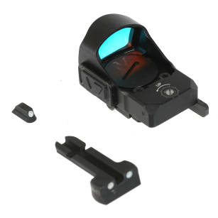 Zestaw przyrządów trytowych + kolimator do pistoletów Glock Meprolight MicroRDS