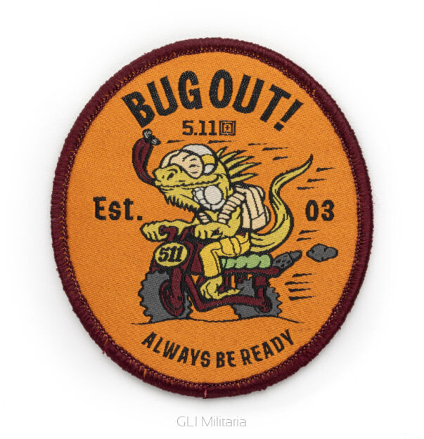 Naszywka na rzep 5.11 BUG OUT FLY PATCH kolor: YELLOW