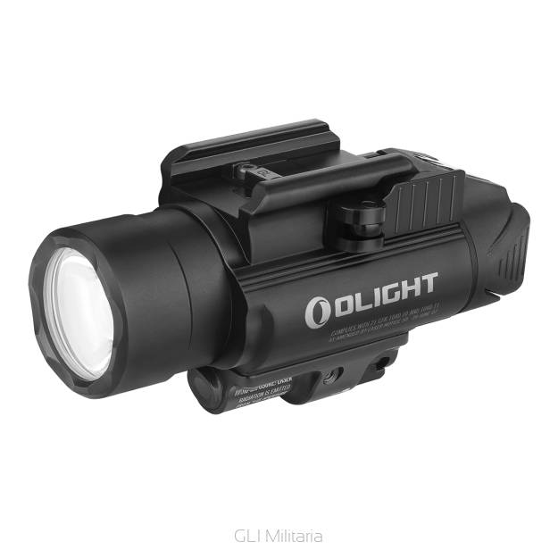 Latarka na broń z celownikiem laserowym Olight BALDR RL - 1120 lumenów, Red Laser