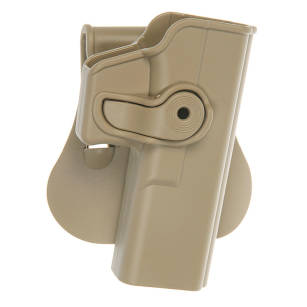 Kabura zewnętrzna prawa do pistoletu Glock 17/22/28/31/34 - RH OWB Roto Paddle, kolor: piaskowy