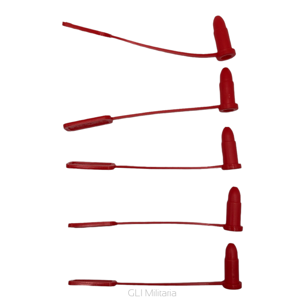 Flaga bezpieczeństwa czerwona kal. 9mm - blister - 5szt.