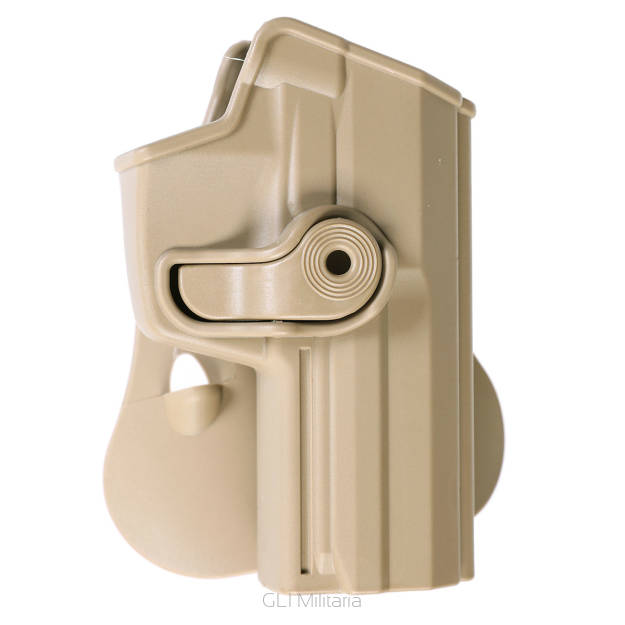 Kabura zewnętrzna prawa do pistoletu H&K USP Full Size - RH OWB Roto Paddle, kolor: piaskowy