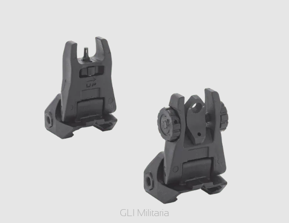 Przyrządy trytowe składane do AR15/M16 Meprolight FUBS 2 Dot, Black